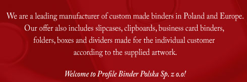 Welcome to Profile Binder Polska